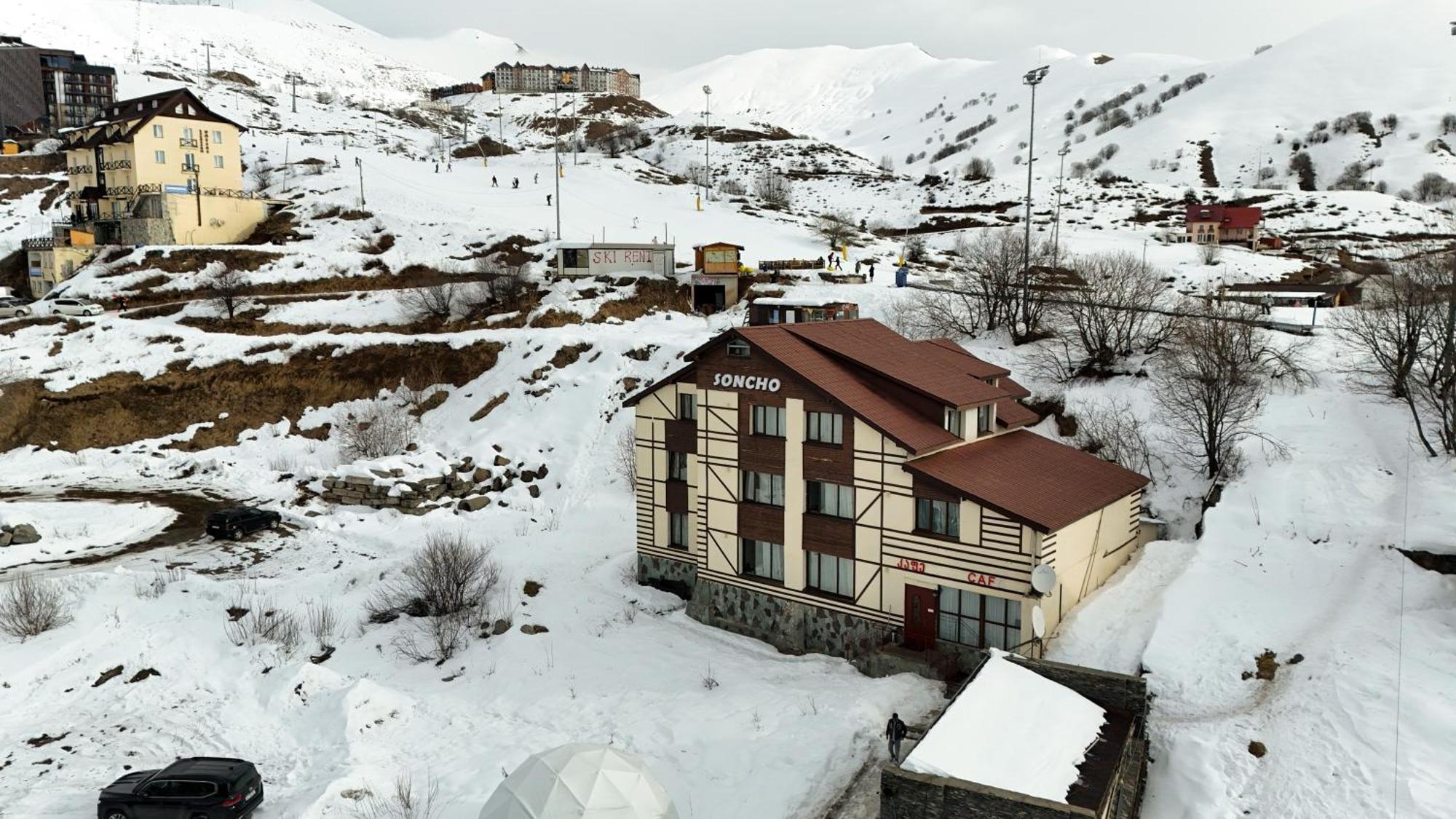 Soncho Gudauri Hotell Eksteriør bilde